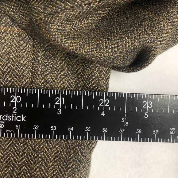 Oscar De La Renta Men's Size 42S Brown 100% Lambswool Three-Button Blazer Jacket - Picture 5 of 9